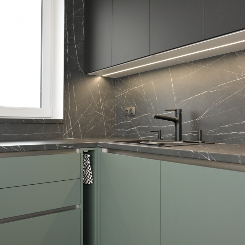 kuchyně bez úchytek