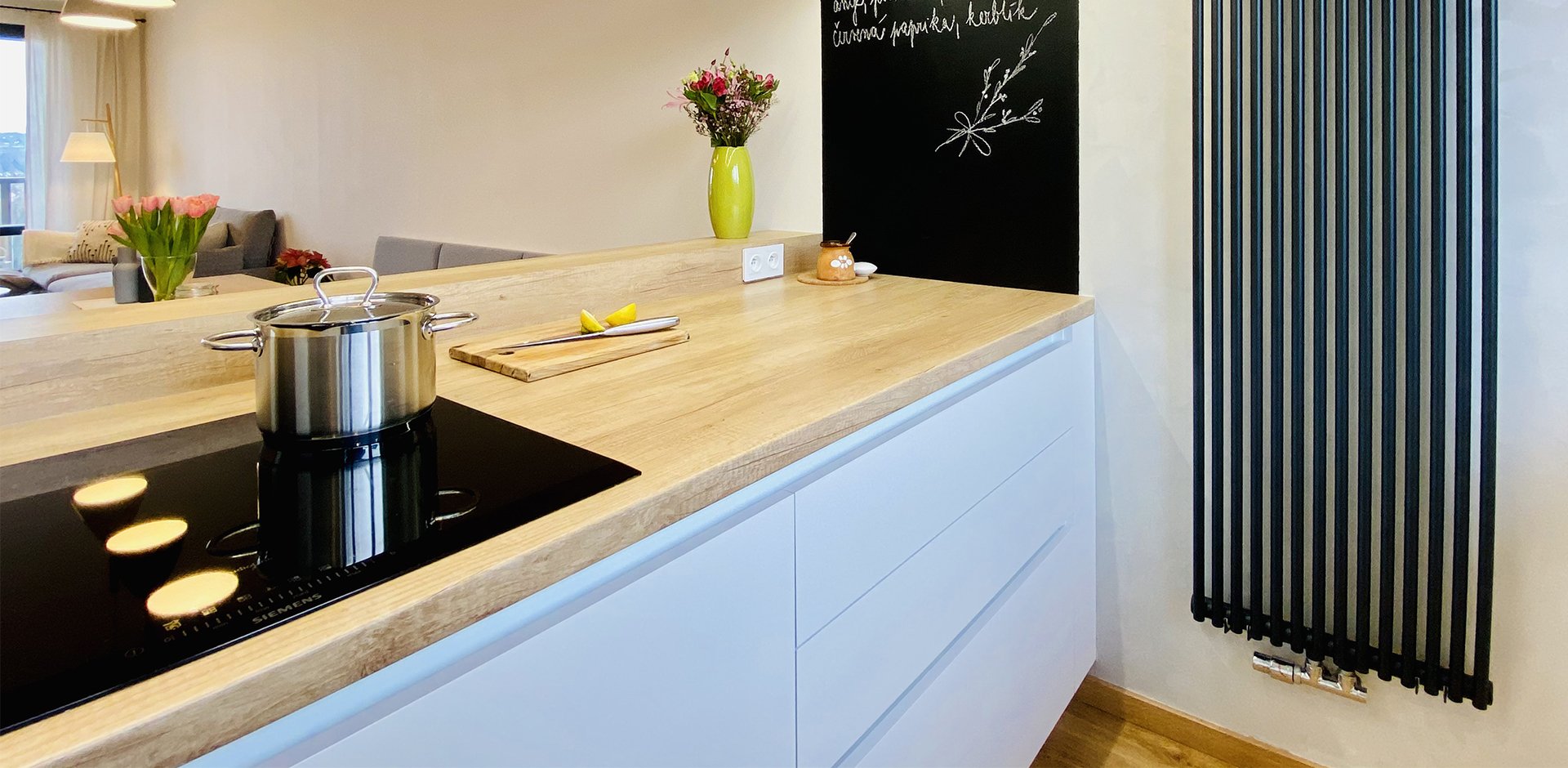 Kuchyně bez horních skříněk - 2