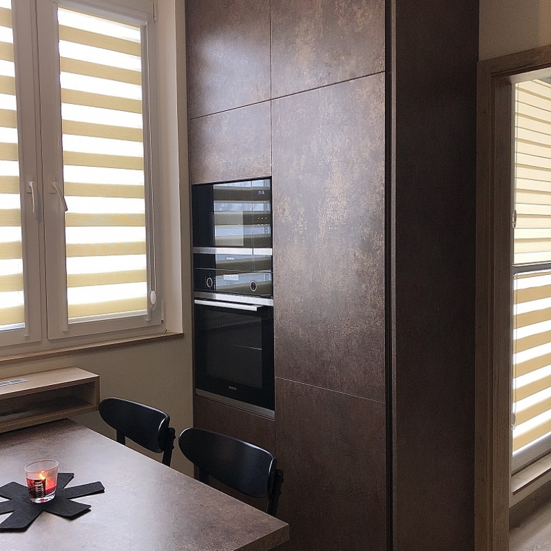 kuchyně s vestavnými spotřebiči