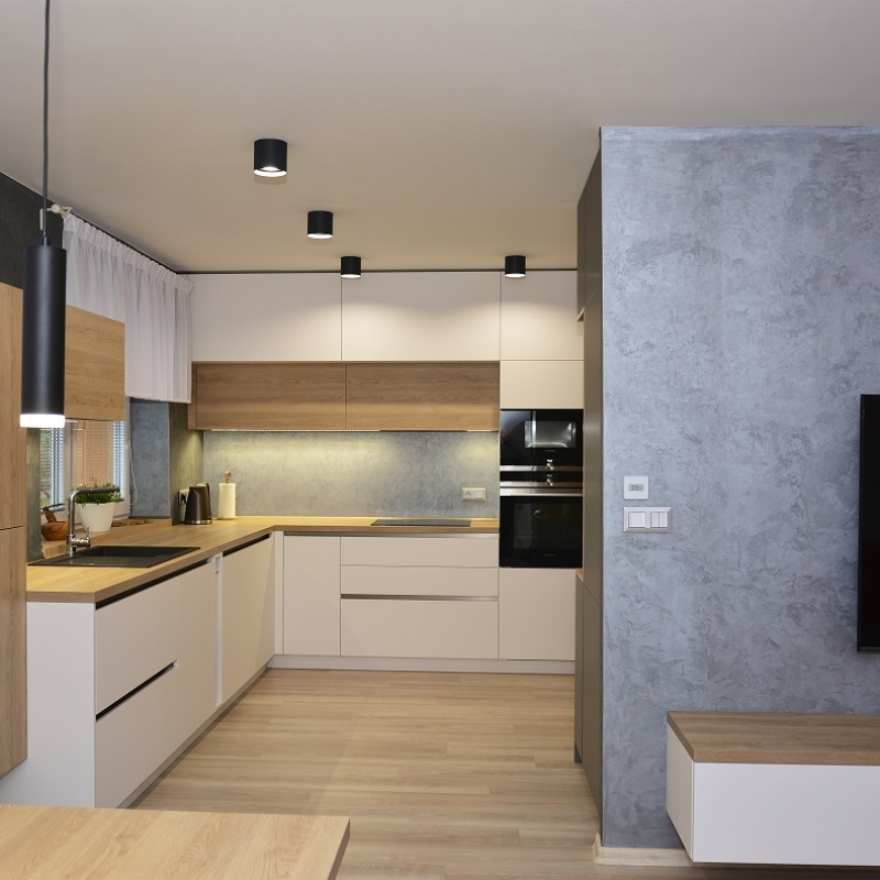 kuchyně ve scandi stylu