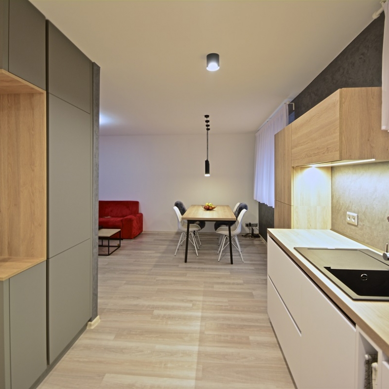 kuchyně s jídelnou