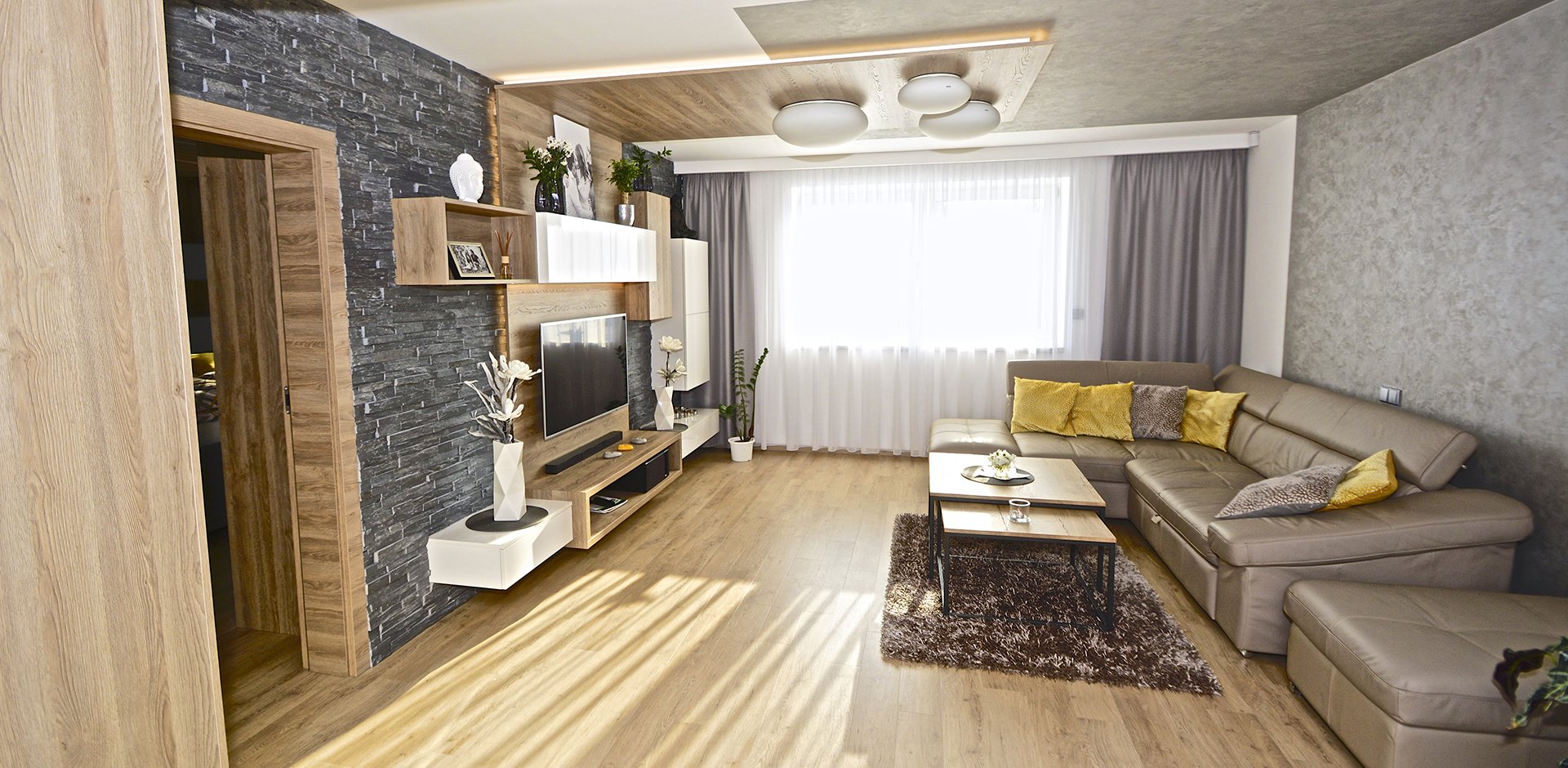 Obývací pokoj s podhledem - 1