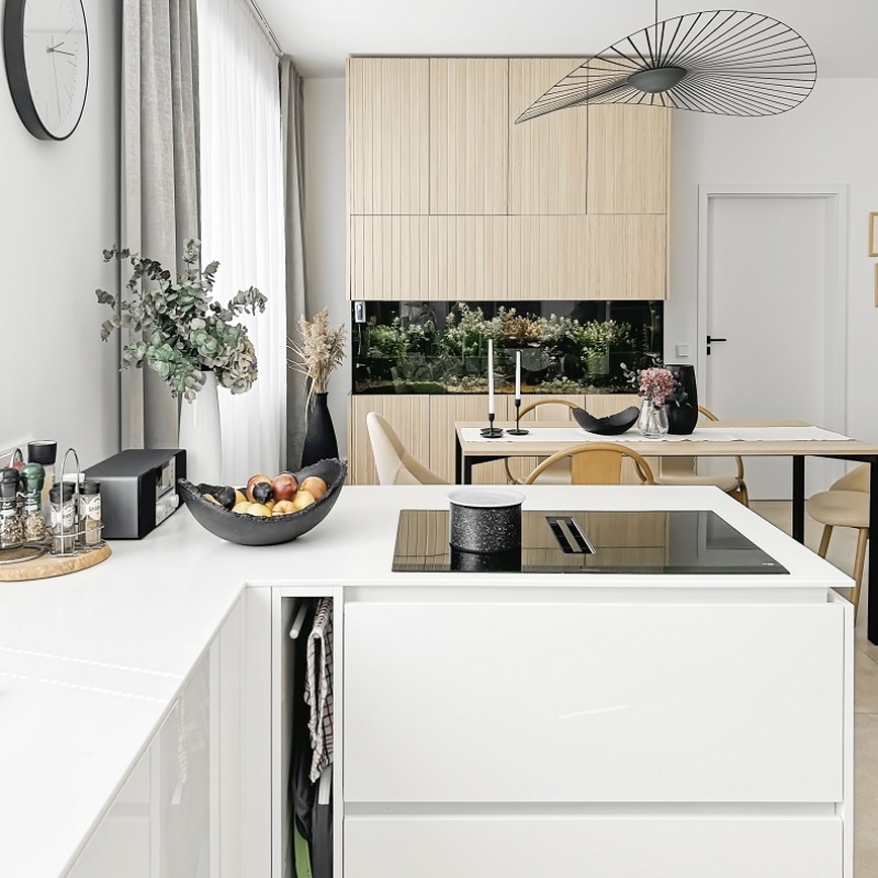 Kuchyně s varnou deskou