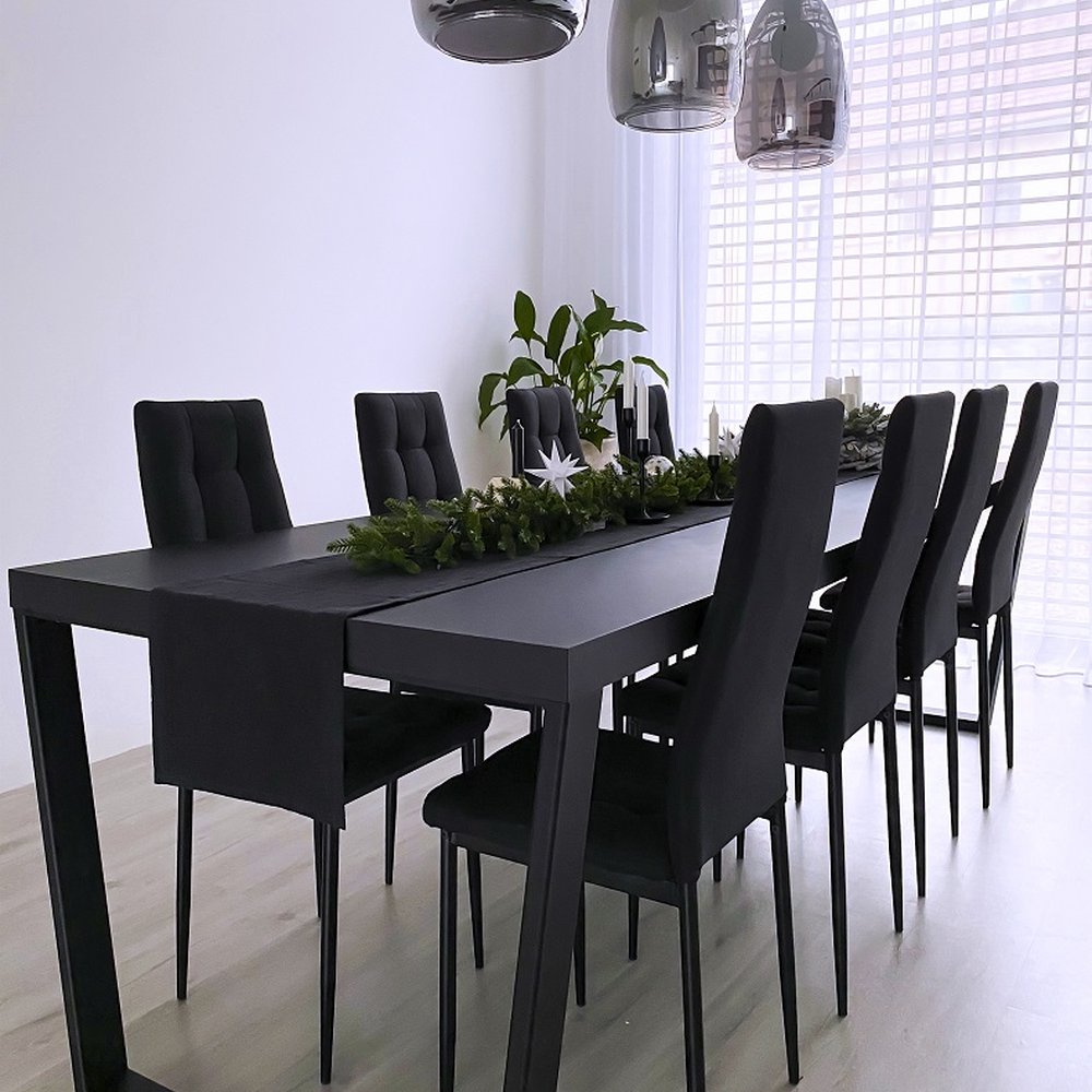 Jídelna černobílá elegance