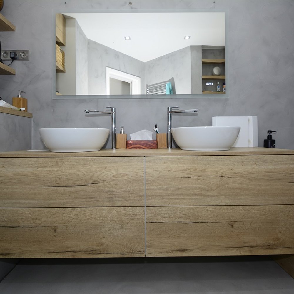 Koupelna se stěrkou