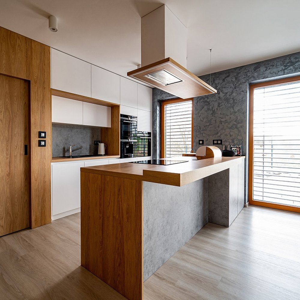 Kuchyně s dominantním odsavačem