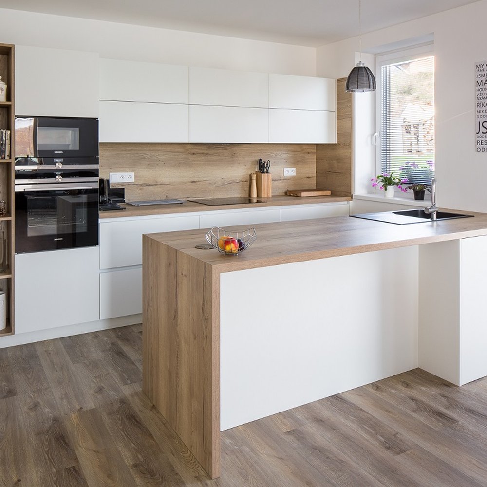 Kuchyně Halifax a bílý mat